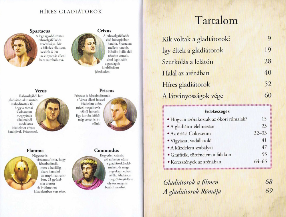 Olvass velünk! (3) - Gladiátorok