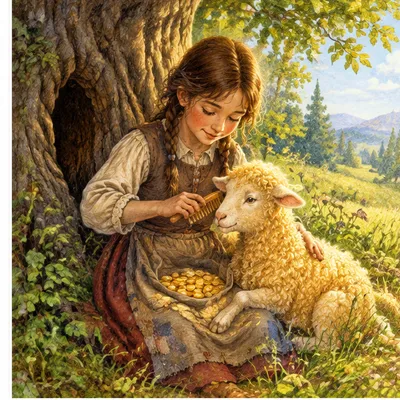 Az aranyszőrű bárány – illusztráció